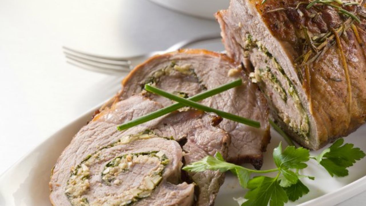 Shabbat Menu Stuffed Veal Roast Joy of Kosher