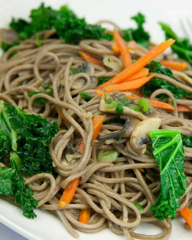 StirFried Tofu with Soba Noodles Jamie Geller