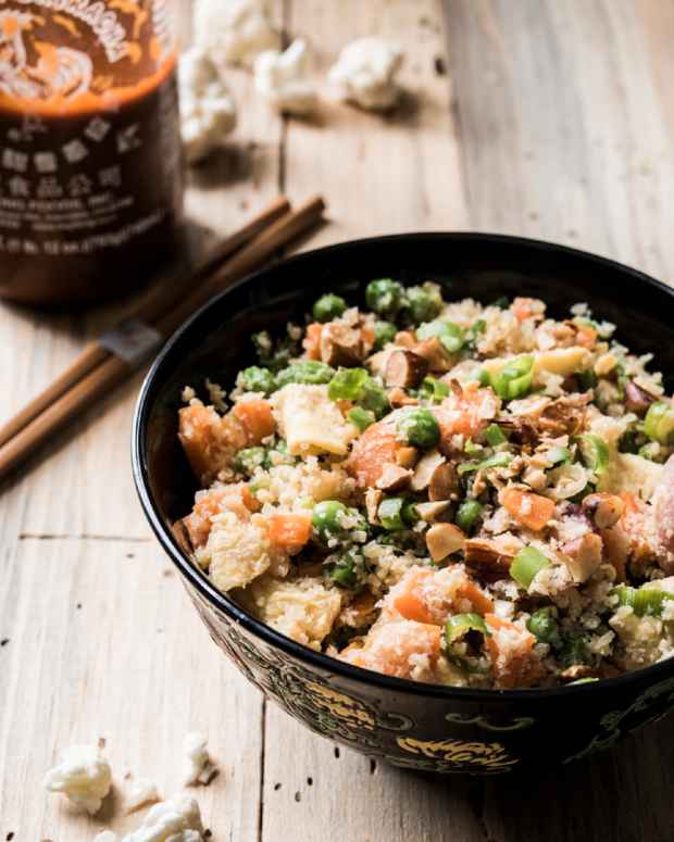 Tuna Stirfry Over WholeWheat Vermicelli Jamie Geller