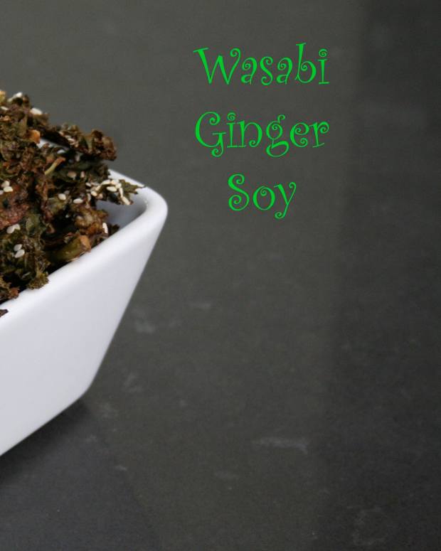 Garlic Honey Mustard Kale Chips Jamie Geller