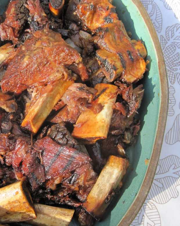 Slow Cooker Beef Short Ribs with GingerMango Barbeque Sauce Jamie Geller