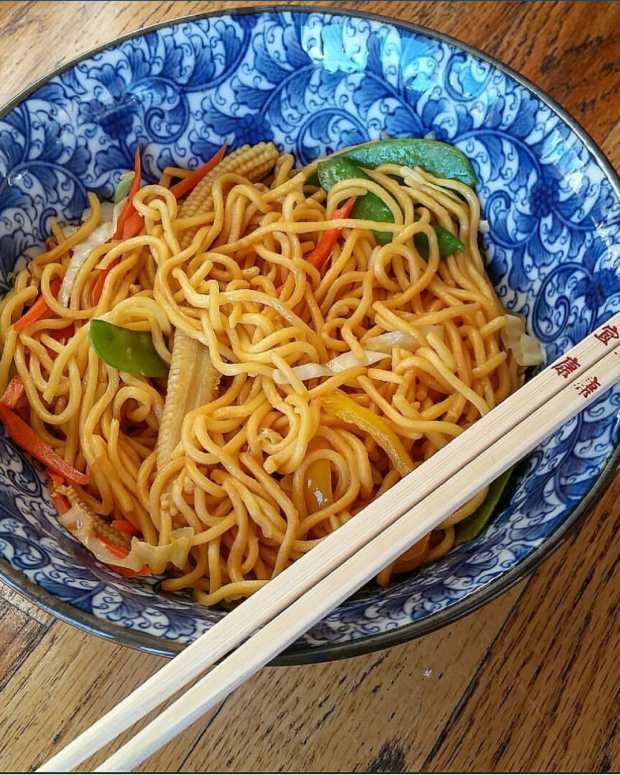 Quick Shiitake Lo Mein Jamie Geller