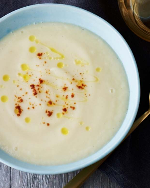 Passover Parsnip and Celery Root Soup Jamie Geller