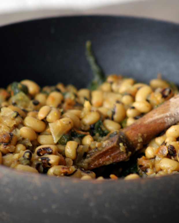 Black Eyed Peas and Green Beans Jamie Geller