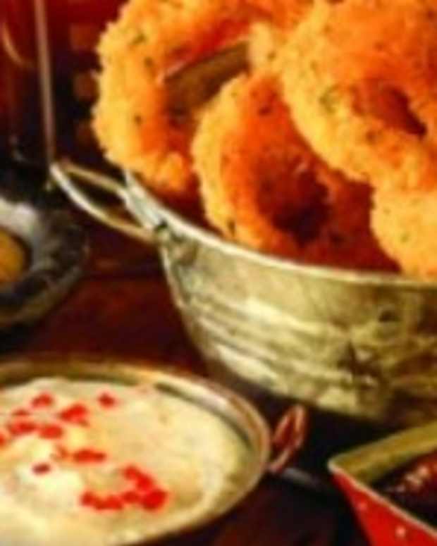 Favorite Onion Ring Dips Grain Mustard Aioli Jamie Geller