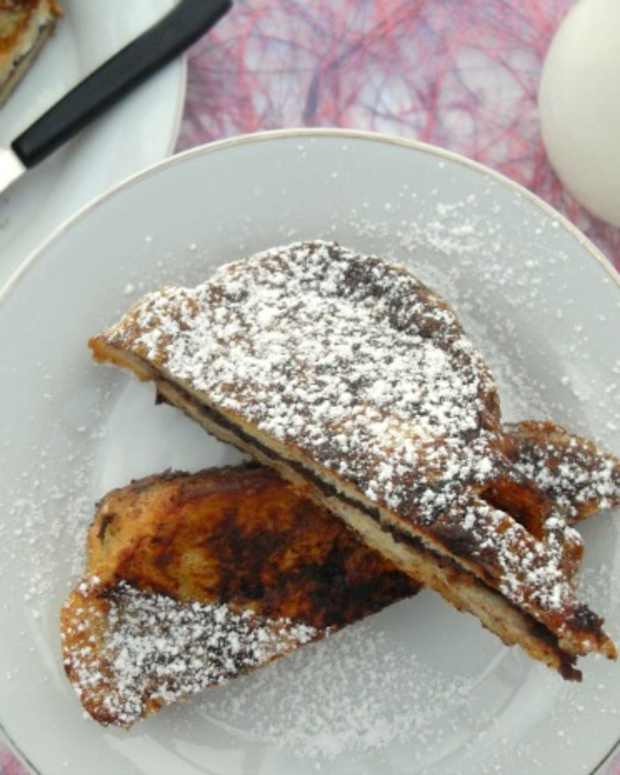 Fresh Berry Stuffed French Toast with Vanilla Yogurt Sauce Jamie Geller