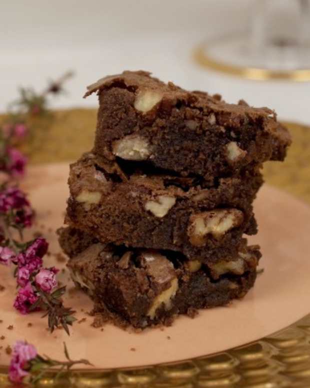 The Gooeiest Ever Passover Brownies Jamie Geller