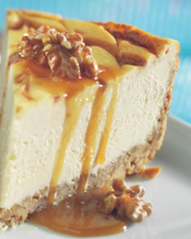 Walnut Crusted Mini Pumpkin Cheesecakes Jamie Geller