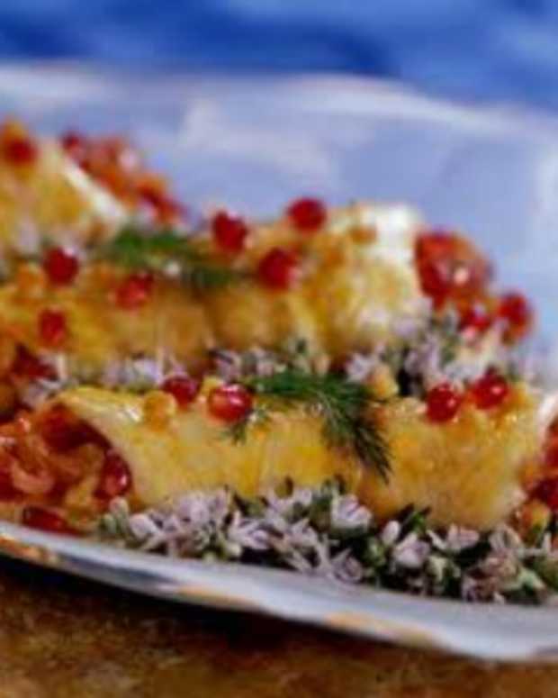 Italian Style Halibut with Sage Jamie Geller