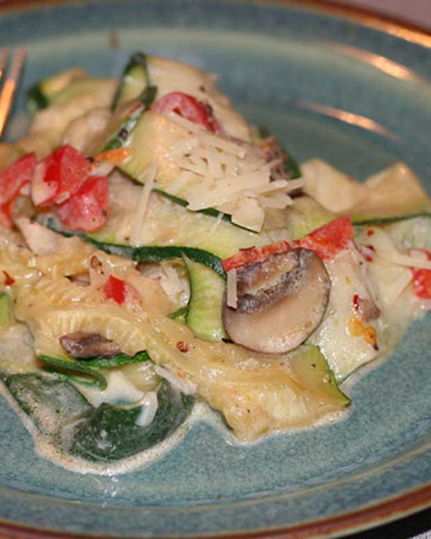 Zucchini Noodle Alfredo Jamie Geller