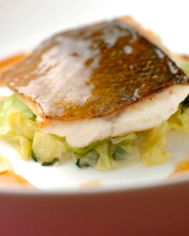 Roasted Wild Striped Sea Bass Jamie Geller