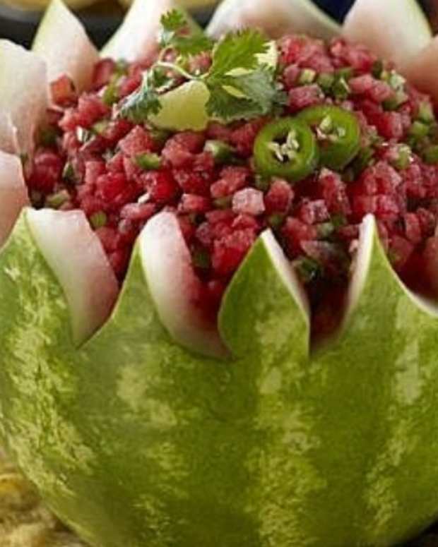 Watermelon, Black Bean and Corn Salsa Jamie Geller