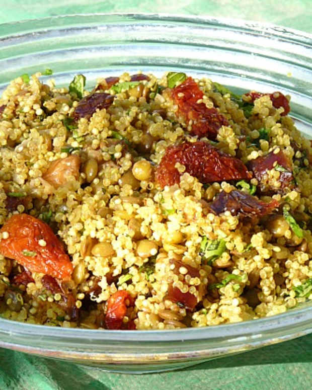 Quinoa Salad with Dried Cranberries and Feta Jamie Geller