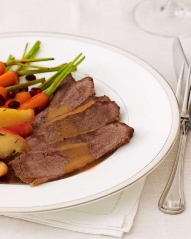 Brisket Recipe & Wine Sauce Recipe Jamie Geller