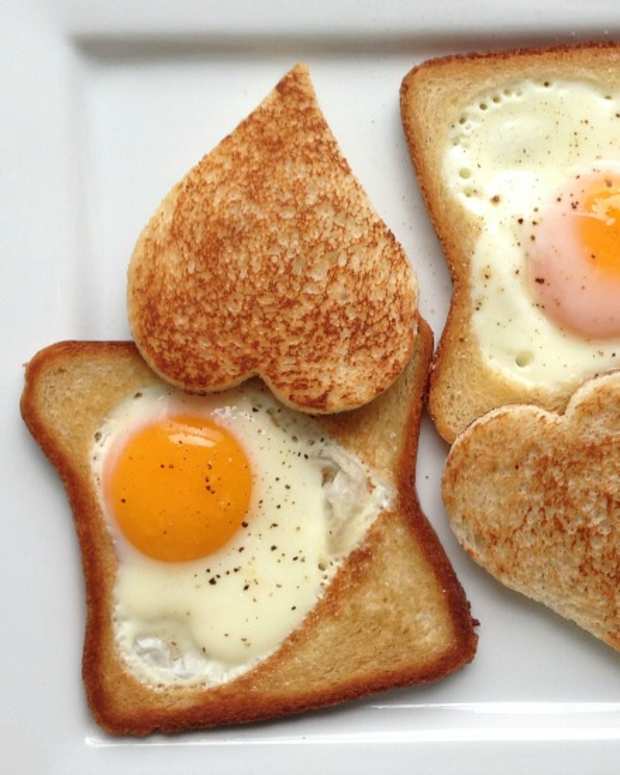 Tomato Soup with Egg In A Hole Jamie Geller