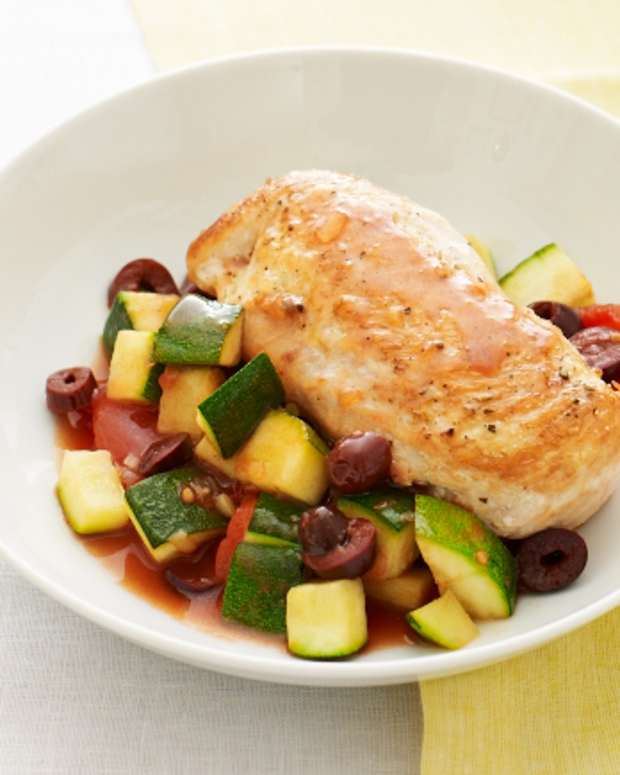 Chicken with Olives & Capers Jamie Geller