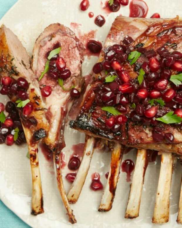 Moroccan Lamb Shanks with Pomegranate Sauce Jamie Geller