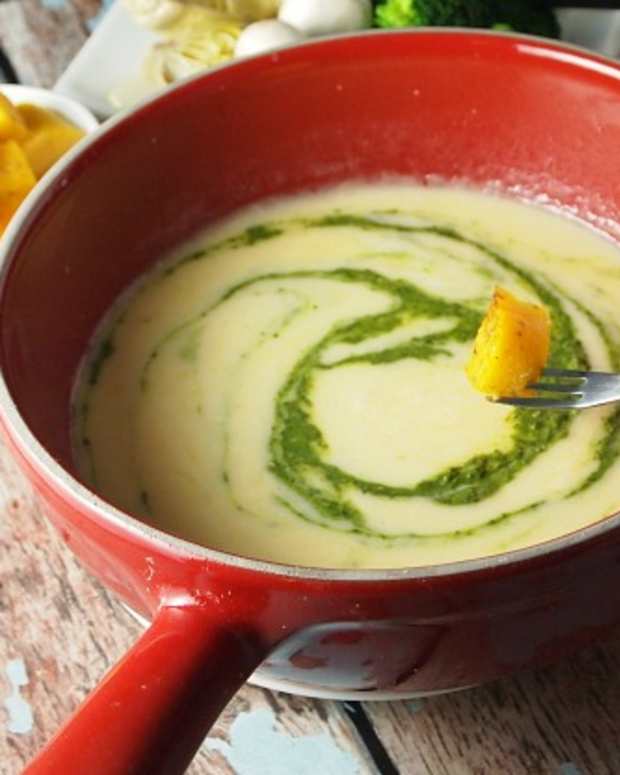Dill Havarti Fondue Jamie Geller