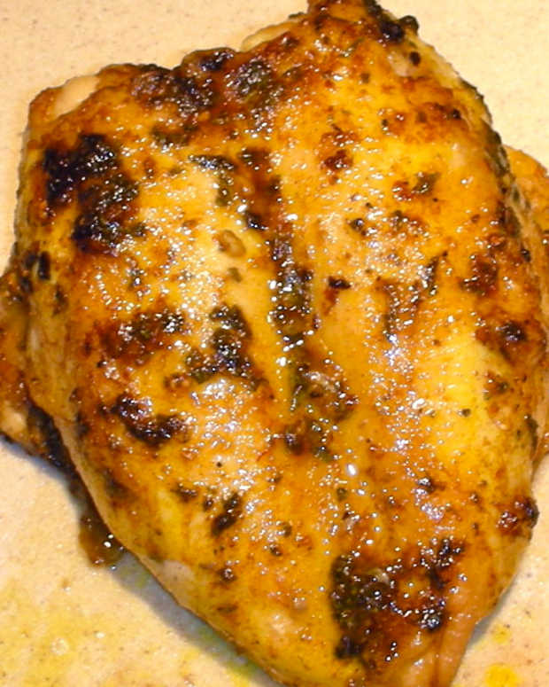 Baked "Fried" Italian Herb Chicken Legs Jamie Geller