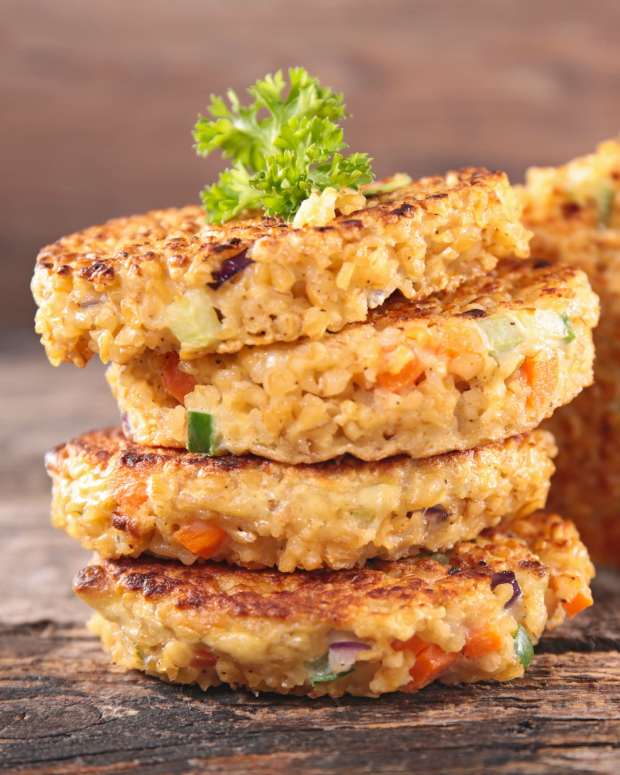 Goat Cheese and Spinach Quinoa Cakes Jamie Geller