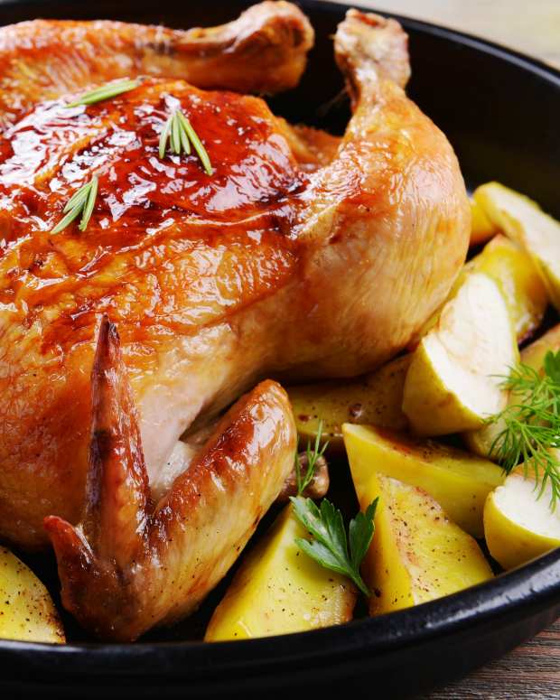 Stuffed Roasted Chicken with Vegetables Jamie Geller