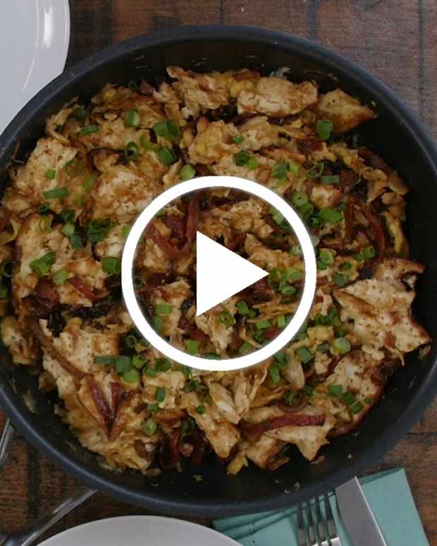 Salami and Eggs Matzo Frittata Jamie Geller