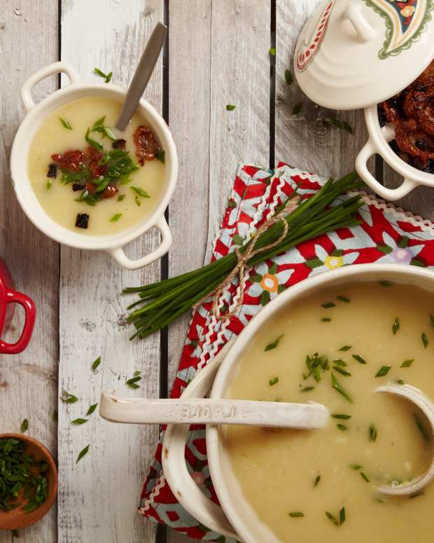 Passover Parsnip and Celery Root Soup Jamie Geller