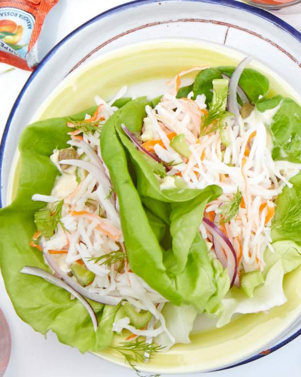 Mock Crab Salad Jamie Geller