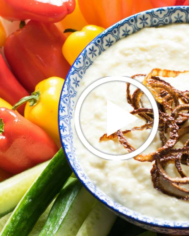 Baked Caramelized Onion Dip Jamie Geller