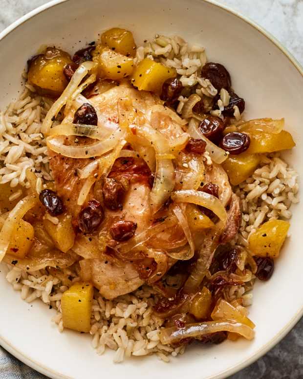 Lemon Herb Roasted Chicken in the Slow Cooker Jamie Geller
