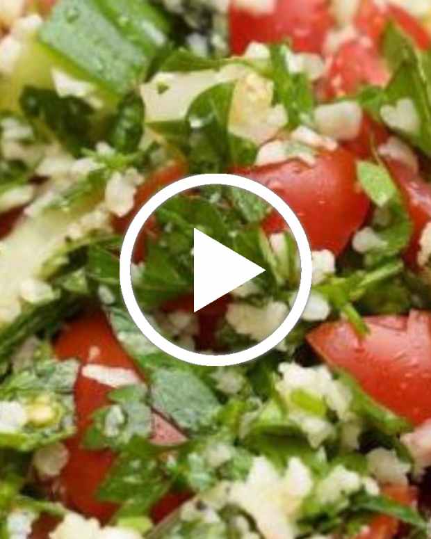 Raw Cauliflower Tabbouleh Jamie Geller