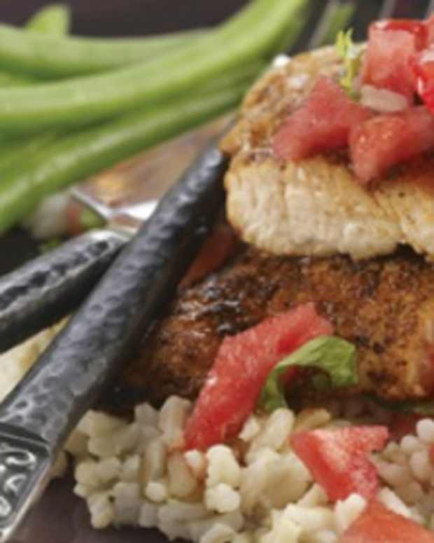 Chicken with Spiced Mango Rice Jamie Geller