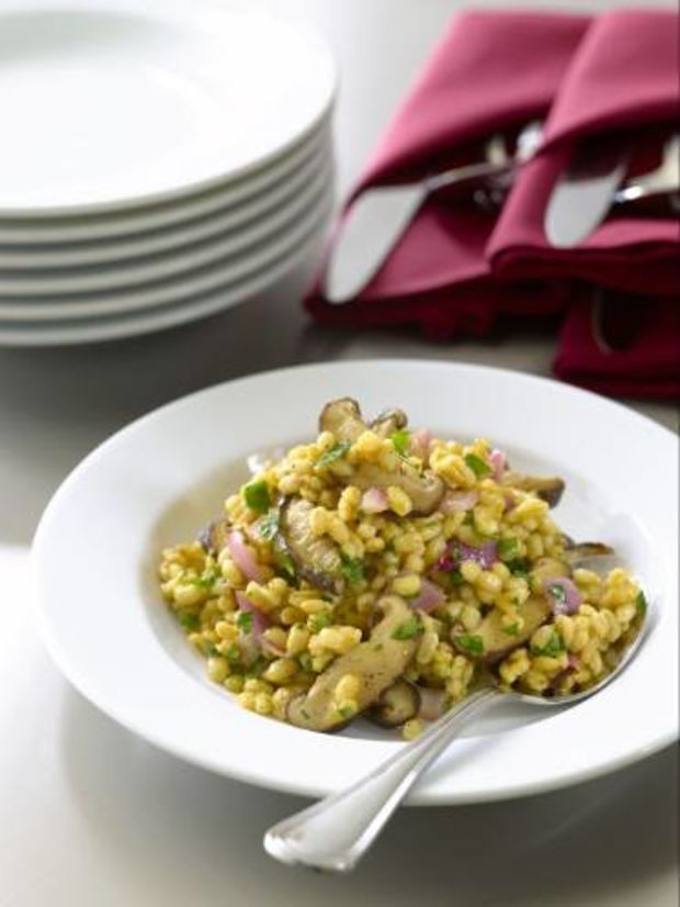 Barley and Mushroom Salad Joy of Kosher