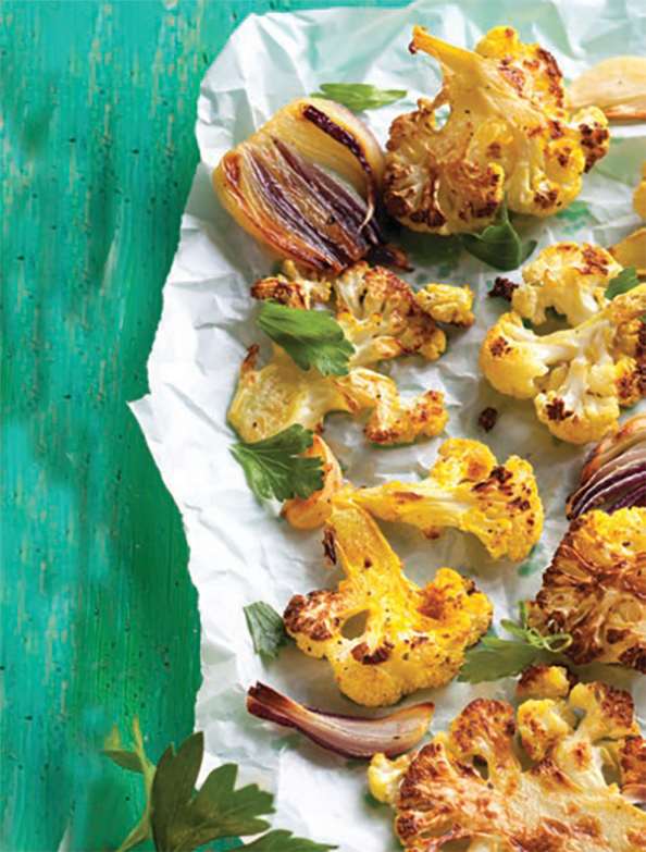 Pasta With Roasted Cauliflower and Bread Crumbs Topping Jamie Geller