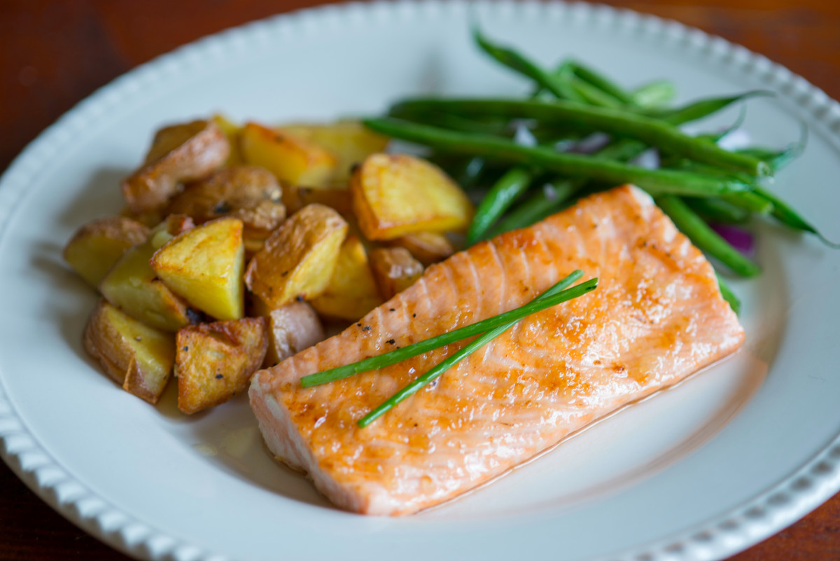 Intense GingerSesame Salmon Fillets with Ginger Honey Glaze Jamie Geller