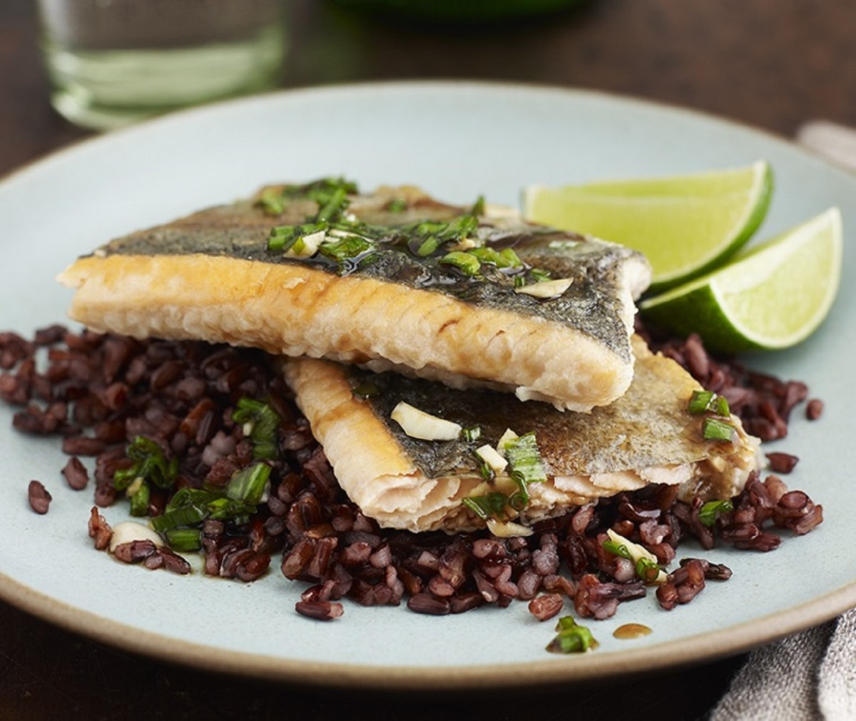 Cooking with Joy Teriyaki Scallion Rainbow Trout Jamie Geller