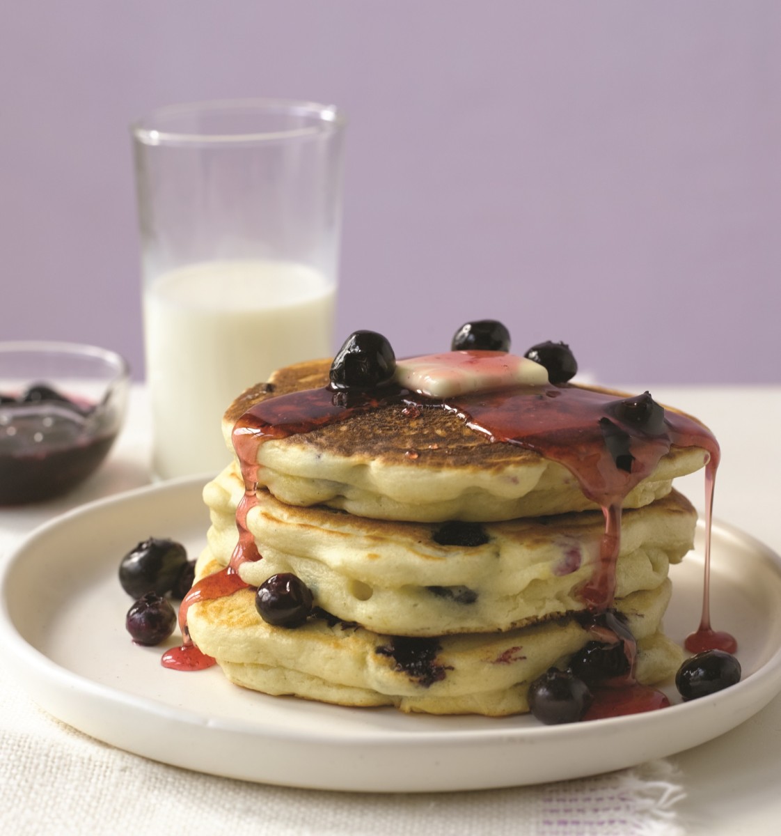 Blueberry and Lemon Pancakes Jamie Geller