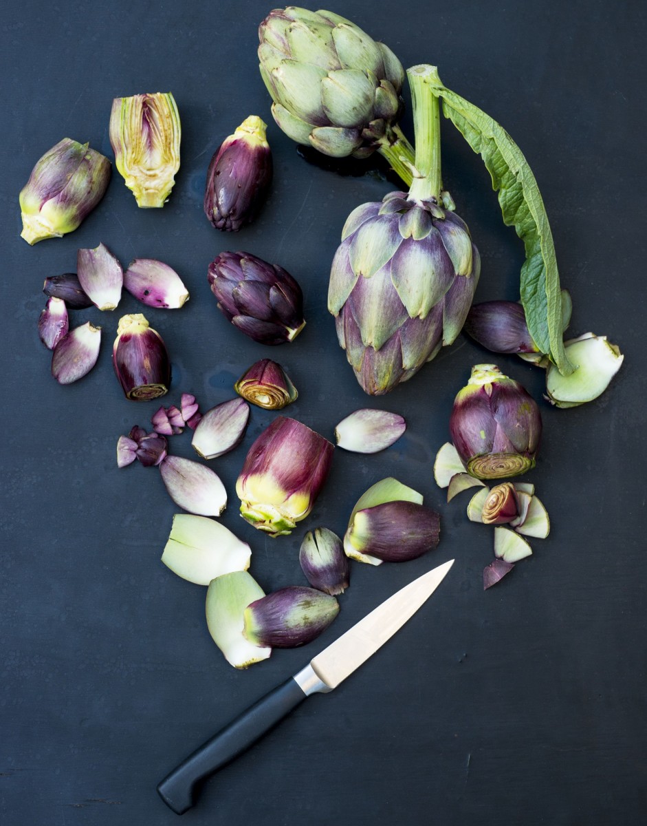 Crisped Artichokes with Gremolata Jamie Geller