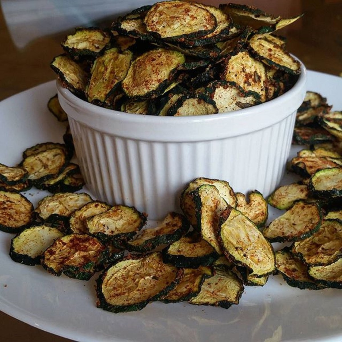 Barbecue Flavored Zucchini Chips Jamie Geller