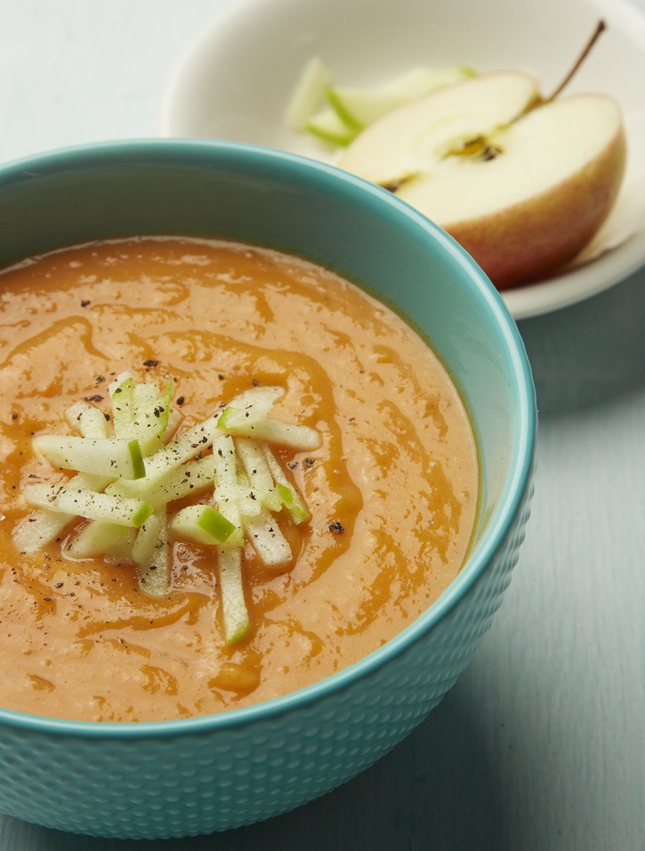 Butternut Squash, Apple and Ginger Soup Jamie Geller
