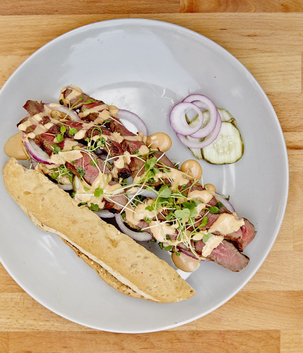 Minute London Broil Sandwich Jamie Geller