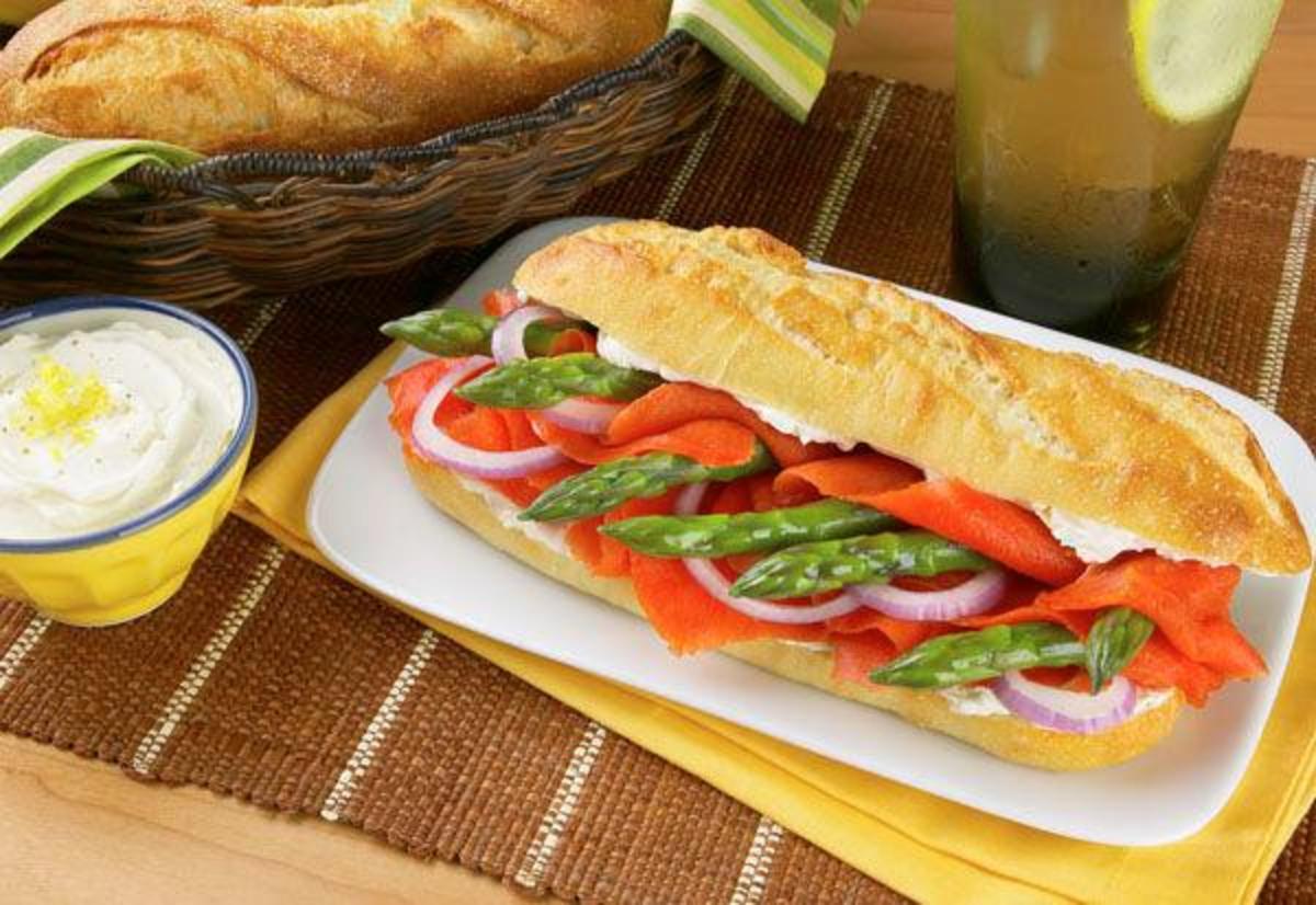 Fresh California Asparagus and Smoked Salmon Jamie Geller