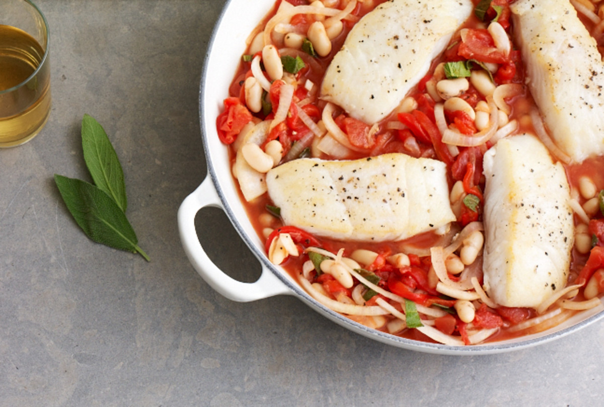 Italian Style Halibut with Sage Jamie Geller