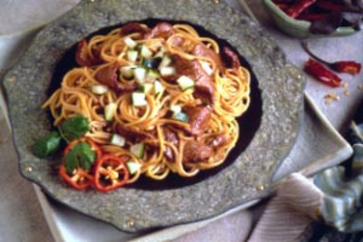 SatayStyle Beef & Pasta Jamie Geller