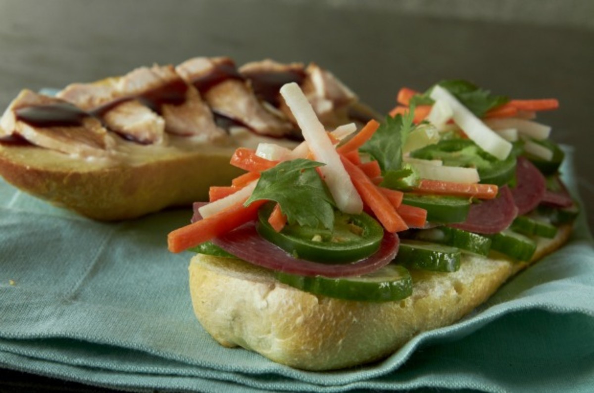 Banh Mi with Daikon Carrot Slaw Jamie Geller