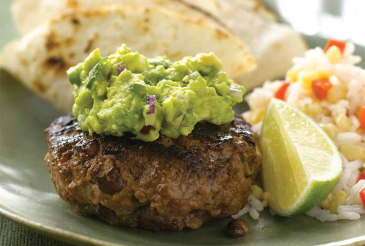 Mexican Burgers with Flour Tortillas Jamie Geller