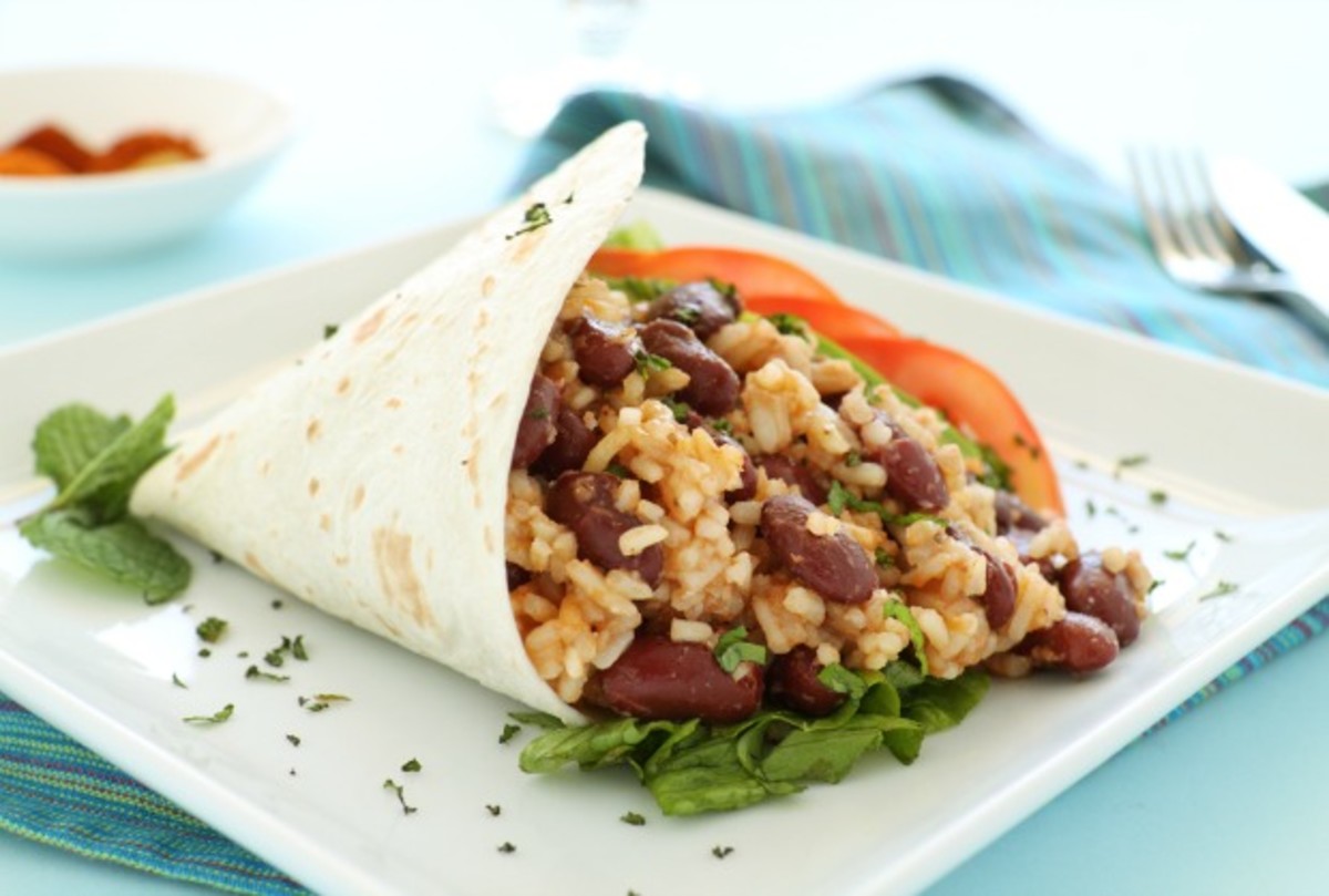 Wrap2Go Bean and Avocado Wrap Jamie Geller