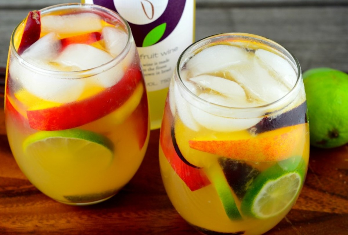 Summery Passion Fruit Sangria Jamie Geller