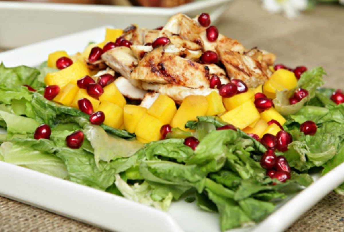 Grilled Chicken Mango Salad Jamie Geller