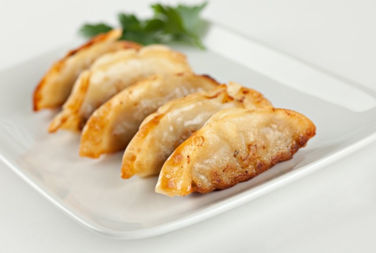 Mushroom Potstickers or Gyoza Jamie Geller